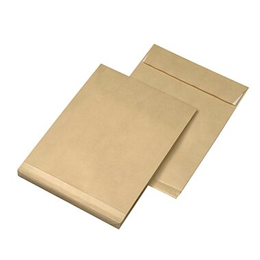 MAILmedia Faltenversandtasche C4, ohne Fenster, braun (EAN: 4003928887292)
