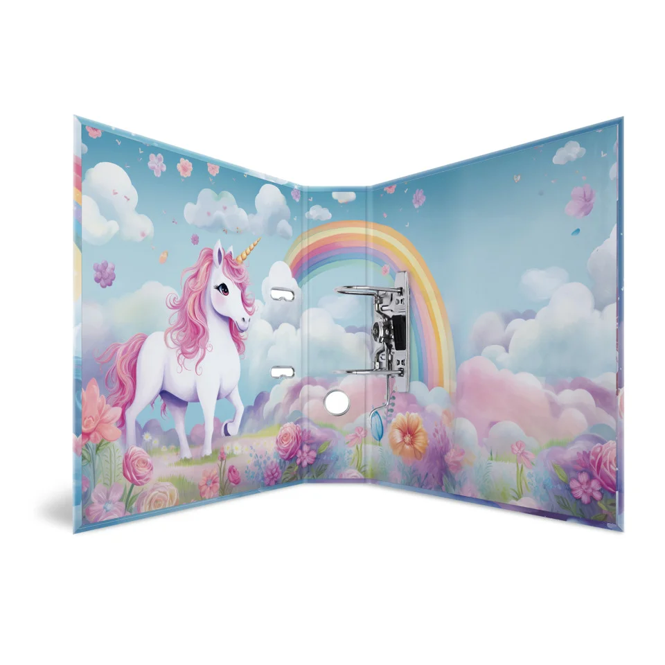 HERMA Motivordner "Happy Unicorns", A4, Rückenbreite: 70 mm (EAN: 4008705201360)