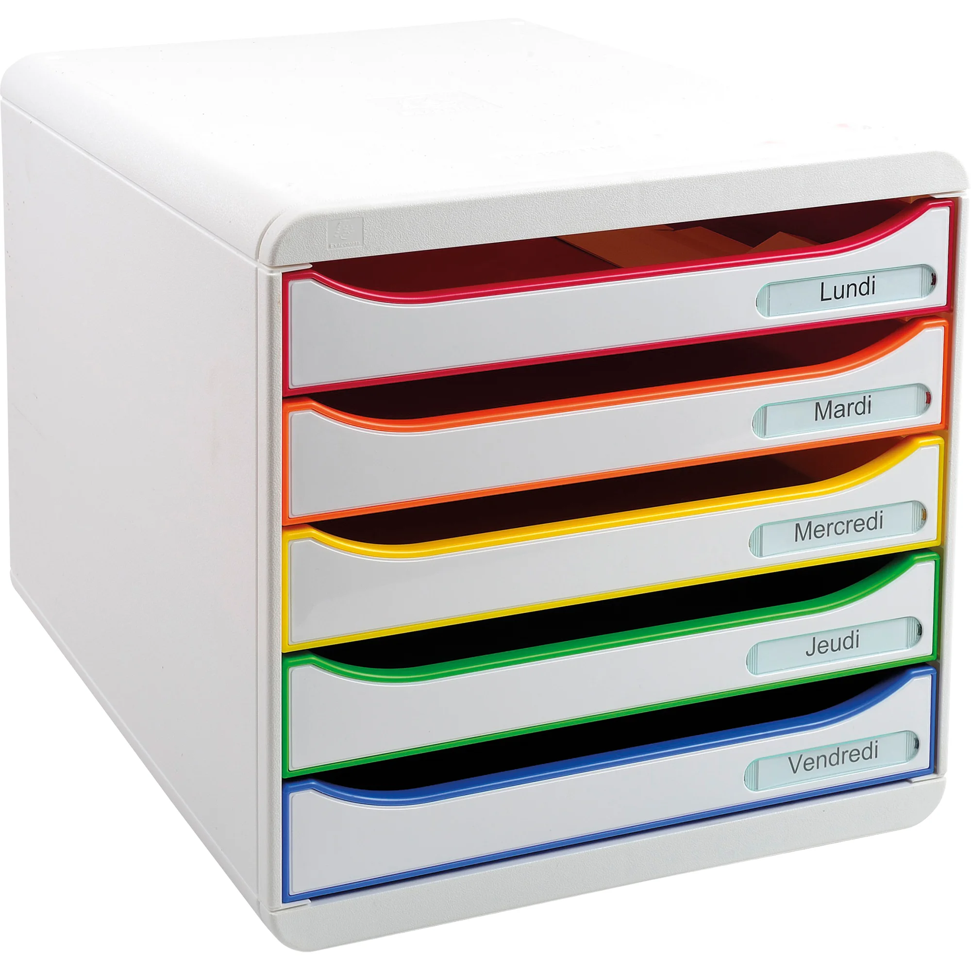 EXACOMPTA Schubladenbox BIG-BOX PLUS, 5 Schübe, harlekin (EAN: 9002493424098)