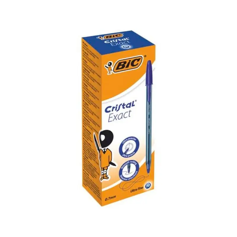 BIC Kugelschreiber Cristal Exact, Strichfarbe: blau (EAN: 3086123594197)