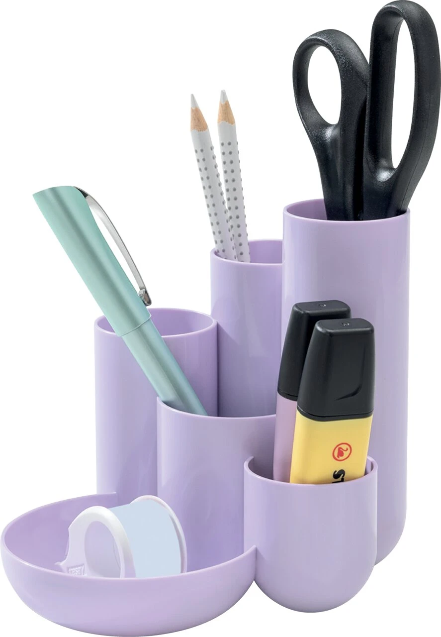 HAN Multiköcher CAMPUS, 6 Fächer, Polystyrol, pastelllila (EAN: 4012473120891)