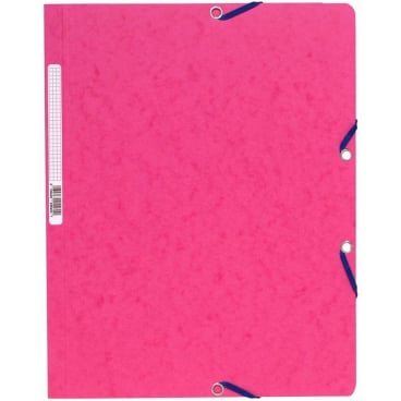 EXACOMPTA Eckspannermappe, DIN A4, Karton, fuchsia (EAN: 3130630055600)