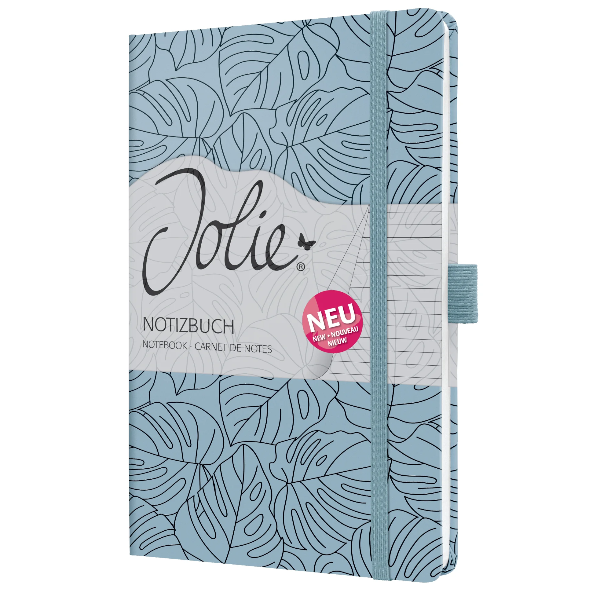 sigel Notizbuch Jolie Beauty "Blue Monstera", DIN A5 (EAN: 4004360792298)