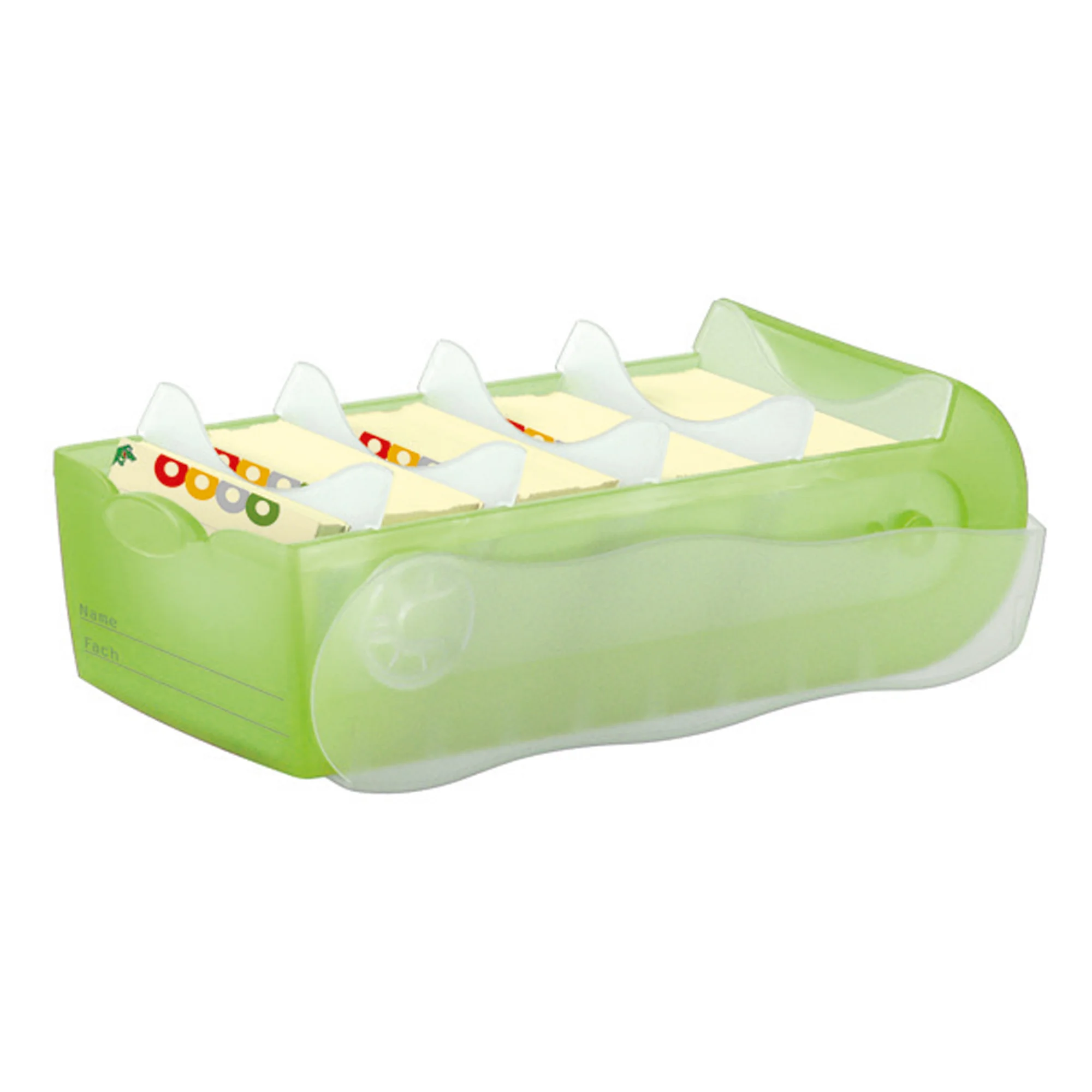 HAN Lernkartei CROCO, A7 quer, grün-transluzent (EAN: 4012473997004)