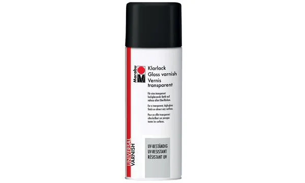 Marabu Klarlack, farblos, UV-beständig, 400 ml Dose (EAN: 4007751691545)