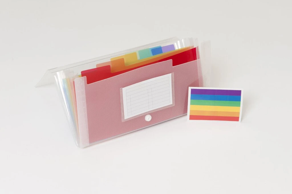 EXACOMPTA Fächertasche Crystal, 7 Fächer, transparent (EAN: 3130630553984)