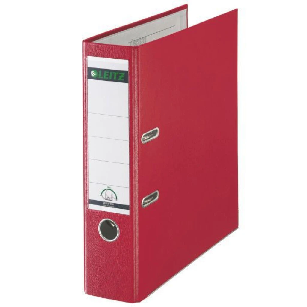 LEITZ 180 Grad Ordner, DIN A4, 80 mm, rot (EAN: 4002432359493)