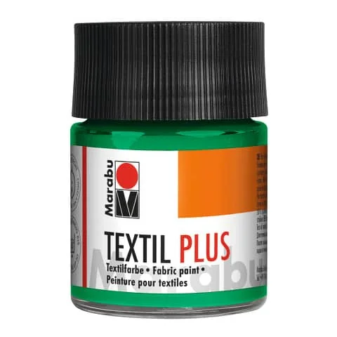 Marabu Stoffmalfarbe Textil plus, 50 ml, fransösisch grün (EAN: 4007751055606)