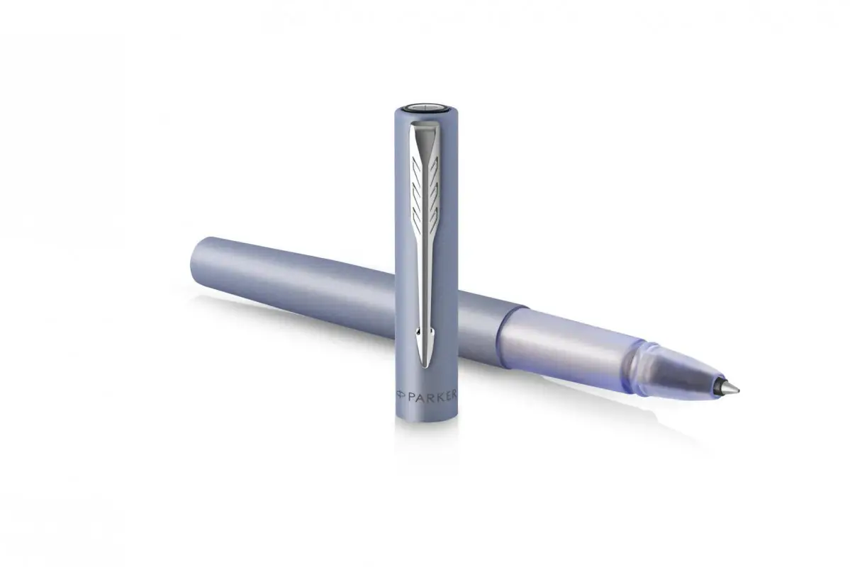 PARKER Tintenroller VECTOR XL, Metallic Silver Blue C.C. (EAN: 3026981597756)