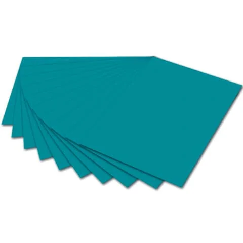 folia Tonpapier, DIN A4, 130 g/qm, türkis (EAN: 4001868064384)