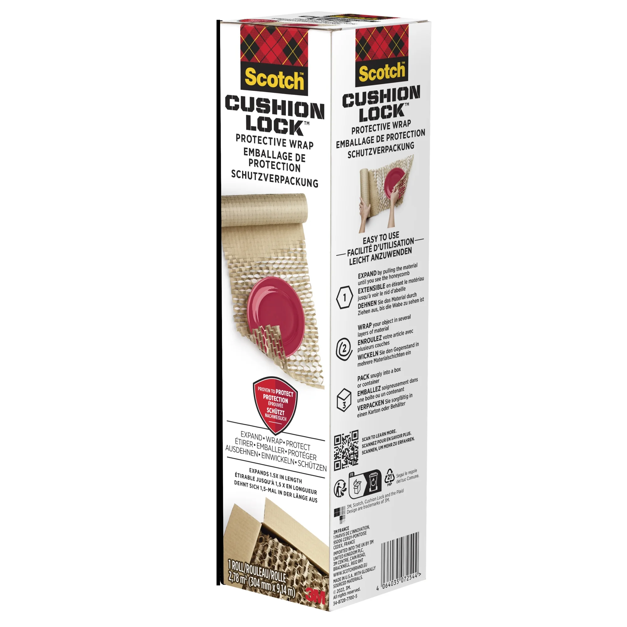3M Scotch Papierpolster "Cushion Lock", 304 mm x 9,14 m (EAN: 4064035072544)