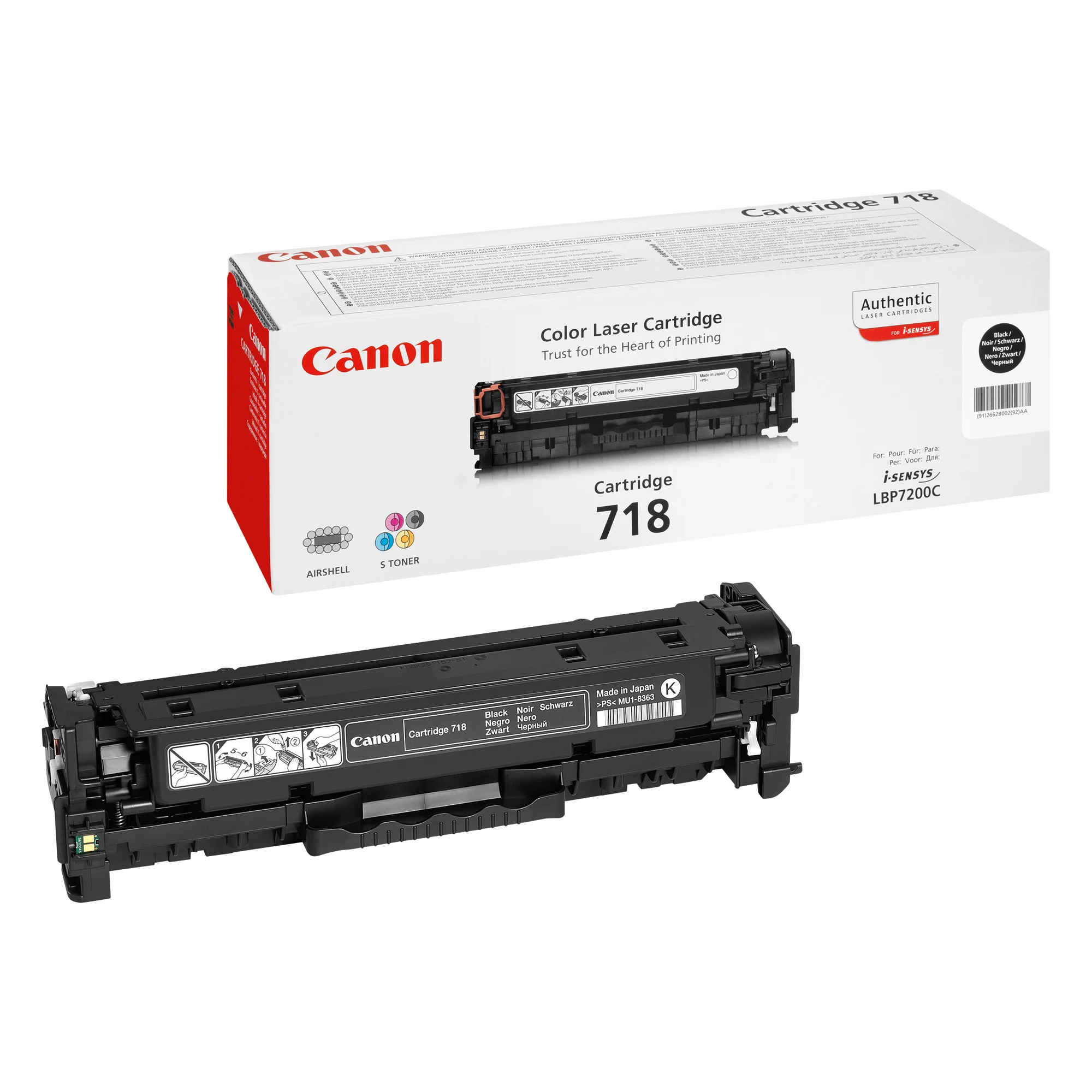 Canon Toner für Canon Laserdrucker i-SENSYS LBP7200cdn (EAN: 4960999628639)