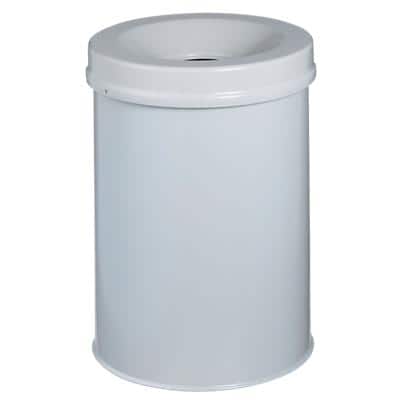 DURABLE Papierkorb SAFE, rund, 15 Liter, grau (EAN: 4005546988481)