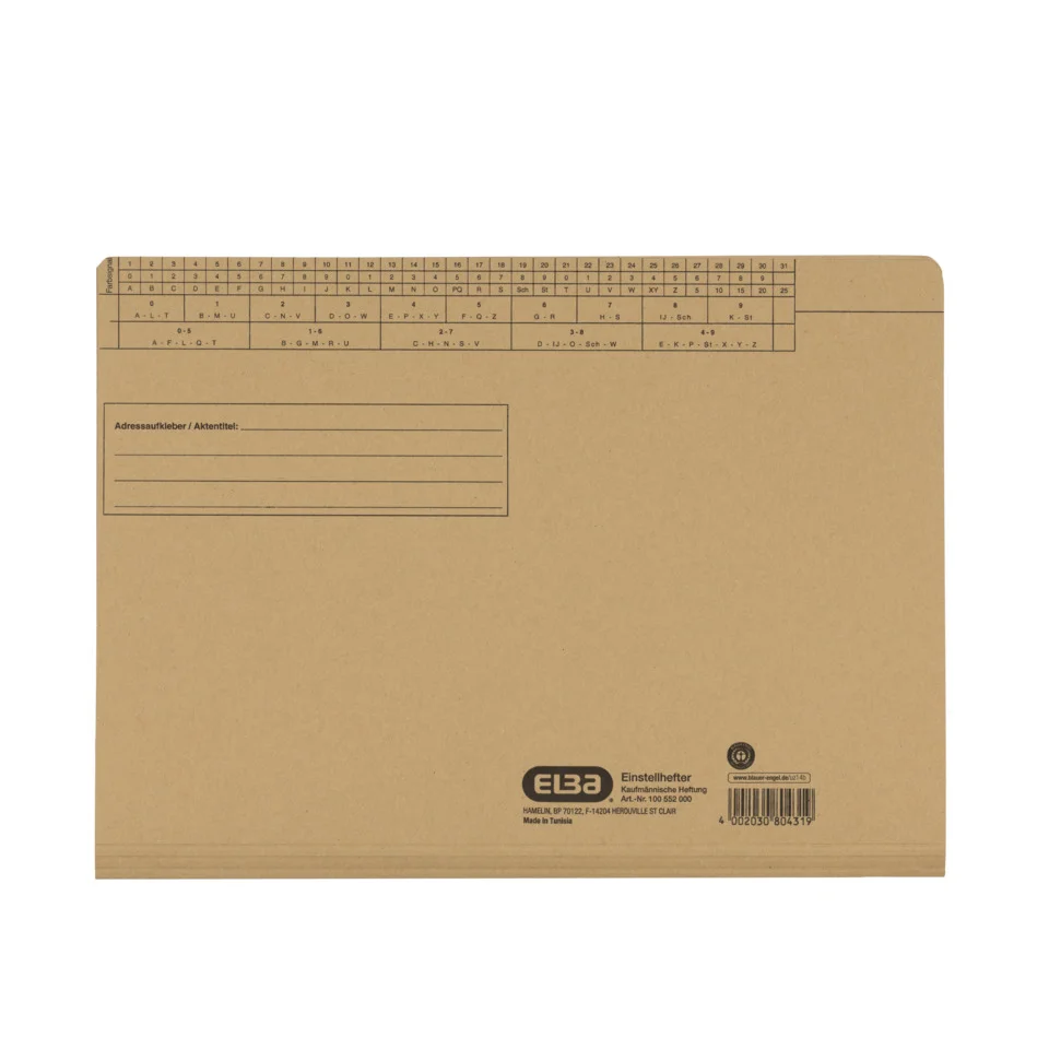 ELBA Einstellhefter, Natronkarton, 230 g/qm (EAN: 4002030066342)