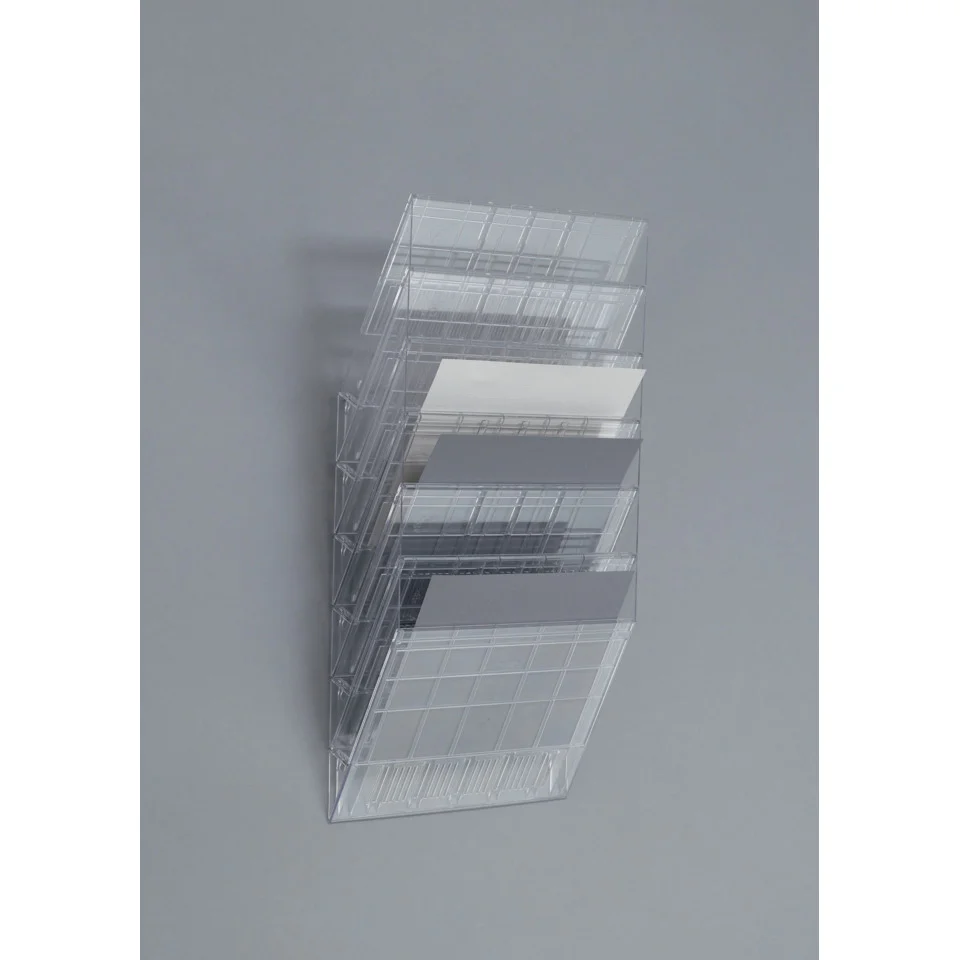 DURABLE Wand-Prospekthalter-Set "FLEXIBOXX 6", A4, 6 Fächer (EAN: 7318089785408)