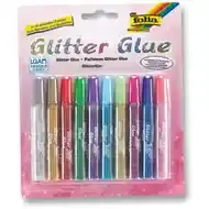 folia Glitzerkleber "Glitterglue", 9,5 ml, farbig sortiert (EAN: 4001868005745)