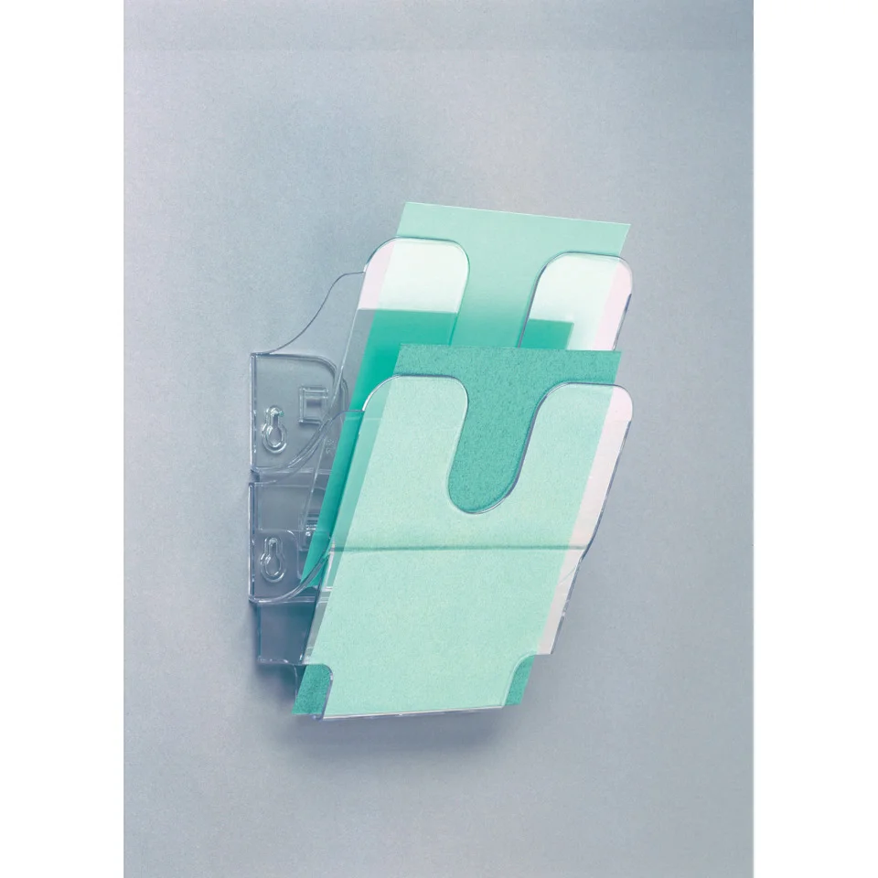 DURABLE Wand-Prospekthalter "FLEXIPLUS 2", A5, 2 Fächer (EAN: 7318089013402)