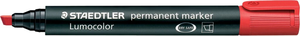 STAEDTLER Lumocolor Permanent-Marker 350, rot (EAN: 4007817321485)