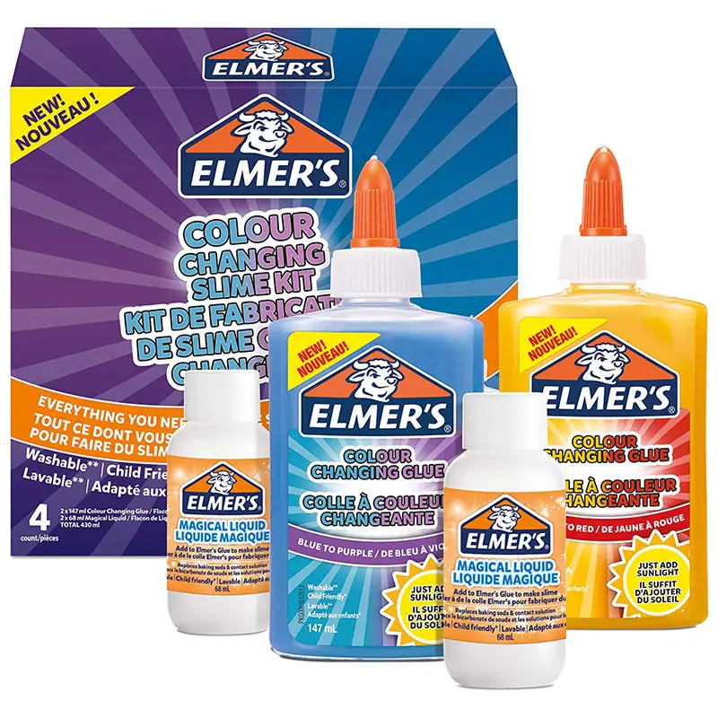 ELMER'S Slime Set "Color Changing Slime Kit", 4-teilig (EAN: 3026981094873)