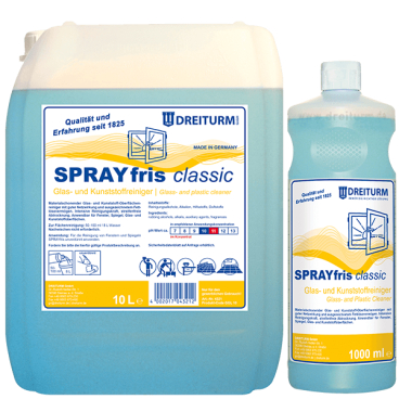 DREITURM Glasreiniger SPRAYFRIS classic, 10 Liter (EAN: 4002017043212)
