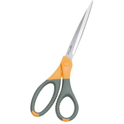WEDO Schere TITAN plus, spitz, Länge: 250 mm, grau/gelb (EAN: 4003801799919)