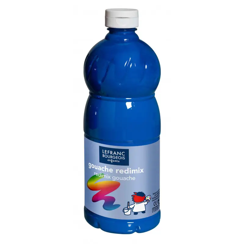 LEFRANC BOURGEOIS Gouachefarbe 1.000 ml, primärblau (EAN: 3013641880327)