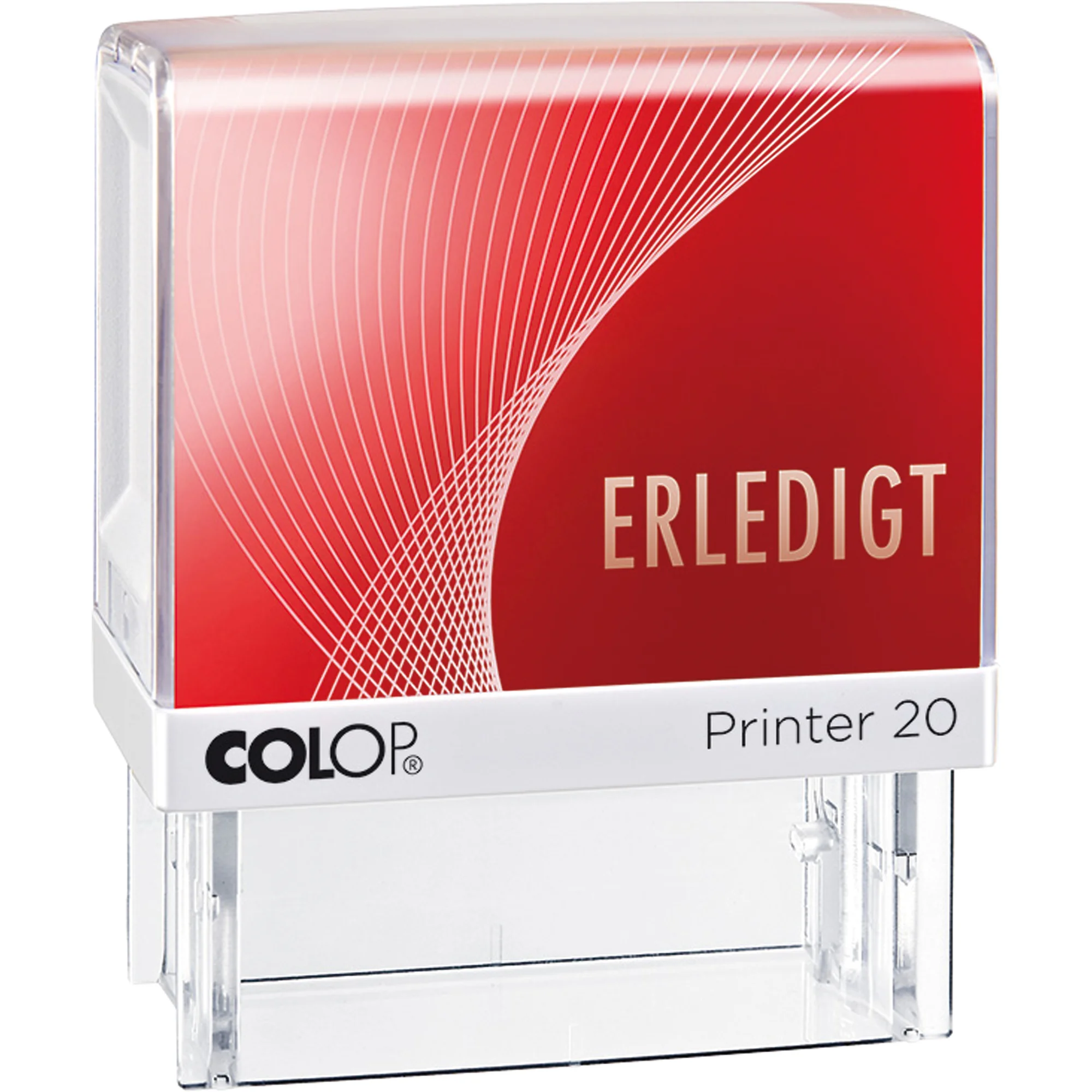 COLOP Textstempel Printer 20 "ERLEDIGT", mit Textplatte (EAN: 9004362411062)