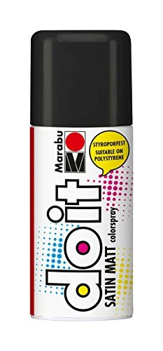 Marabu Sprühfarbe do it SATIN MATT, schwarz (EAN: 4007751632586)