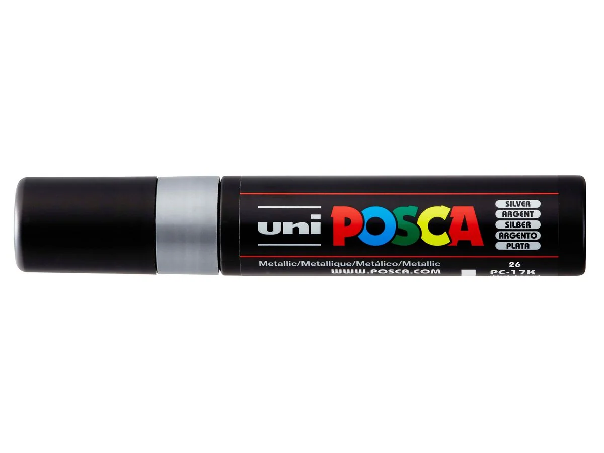 POSCA Pigmentmarker PC-17K, silber (EAN: 4902778202289)