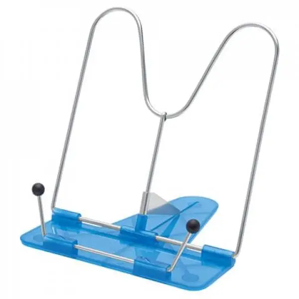 WEDO Leseständer, mit Kunststoffunterteil, transluzente, blau, rot, grün, gelb und farblos transparent (EAN: 4003801796222)