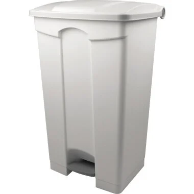 helit Tret-Abfalleimer "the step", 90 Liter, weiß / weiß (EAN: 4012086013184)