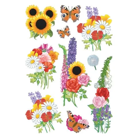 HERMA Sticker DECOR "Moderne Blumen" (EAN: 4008705033695)