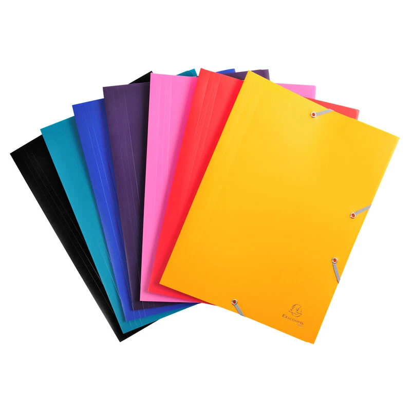 EXACOMPTA Eckspannermappe Opaque Eco, DIN A4, PP, sortiert (EAN: 3130635590007)