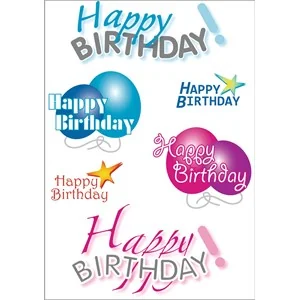 HERMA Geschenke-Sticker DECOR "Happy Birthday" (EAN: 4008705034081)