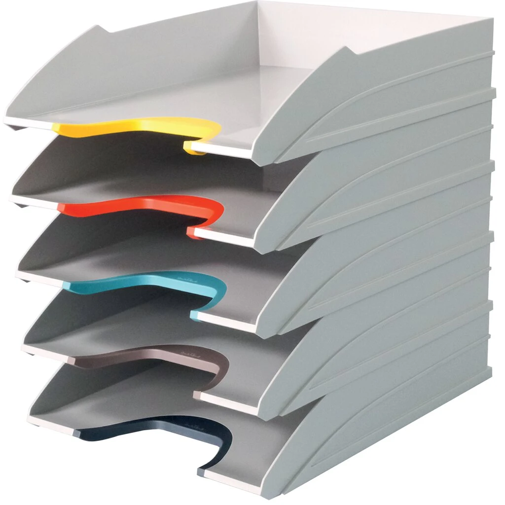 DURABLE Briefablagen-Set VARICOLOR MIX, lichtgrau (EAN: 4005546733029)