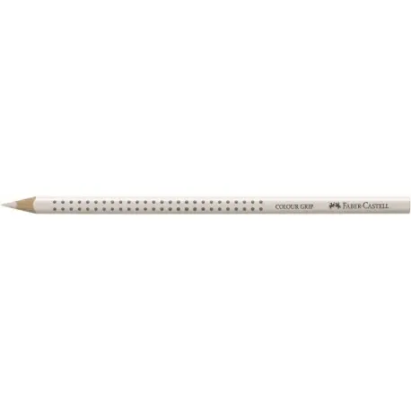 FABER-CASTELL Dreikant-Buntstift Colour GRIP, weiß (EAN: 4005401124016)