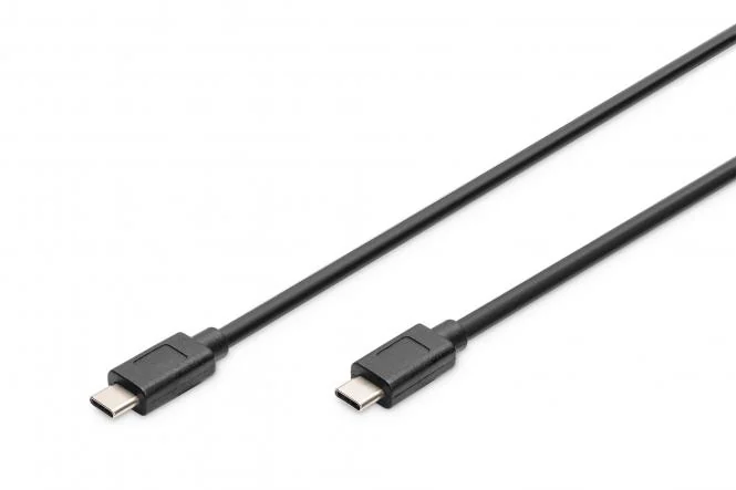 DIGITUS USB 3.1 Anschlusskabel, USB-C - USB-C Stecker, 1,0 m, schwarz (EAN: 4016032426011)