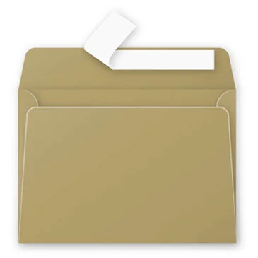 Pollen by Clairefontaine Briefumschlag C6, gold (EAN: 3329680500868)