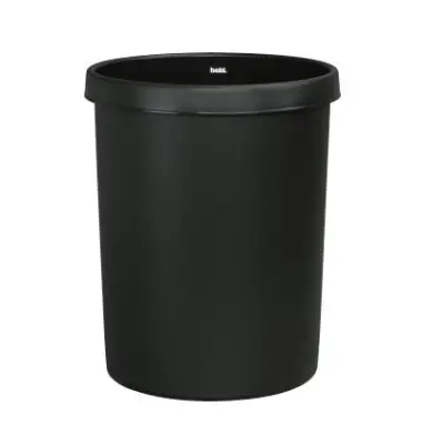 helit Papierkorb "the german", 30 Liter, PE, schwarz (EAN: 4012086051193)