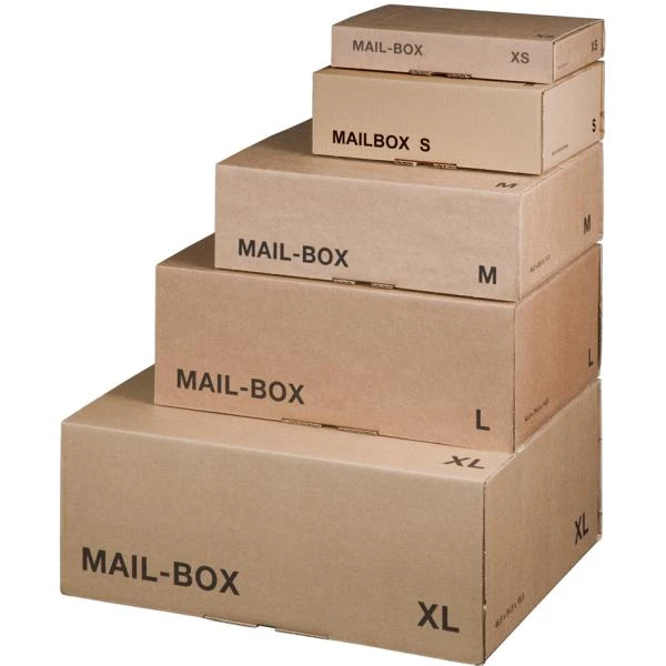 SMARTBOXPRO Paket-Versandkarton MAIL BOX, Größe: XL, braun (EAN: 4250414104467)