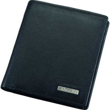 Alassio Mini-Geldbörse, Leder, im Hochformat, schwarz (EAN: 4021068423026)