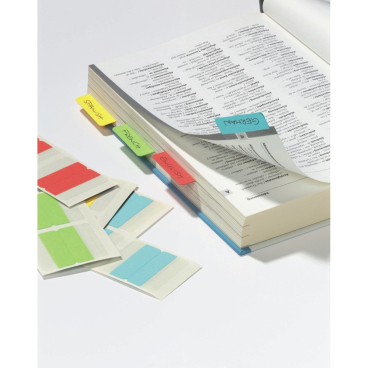 DURABLE Haftstreifen Quick Tab Duo, aus PET, farbig sortiert (EAN: 4005546803883)