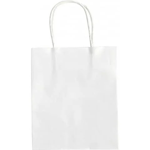 folia Papiertüten, Kraftpapier, 125 x 50 x 150 mm, weiß (EAN: 4001868021202)