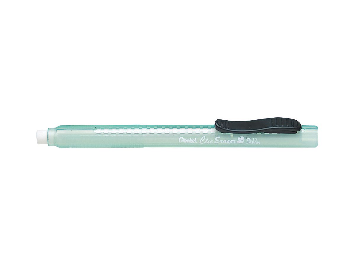 Pentel Radierstift ClicEraser2 ZE11T, grün-transparent (EAN: 3474374110042)