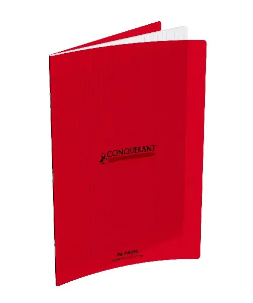 CONQUERANT CLASSIQUE Notizbuch 240 x 320 mm, Seyès, rot (EAN: 3020120216935)