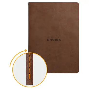 RHODIA Notizheft RHODIARAMA, DIN A5, liniert, schwarz (EAN: 3037921164020)