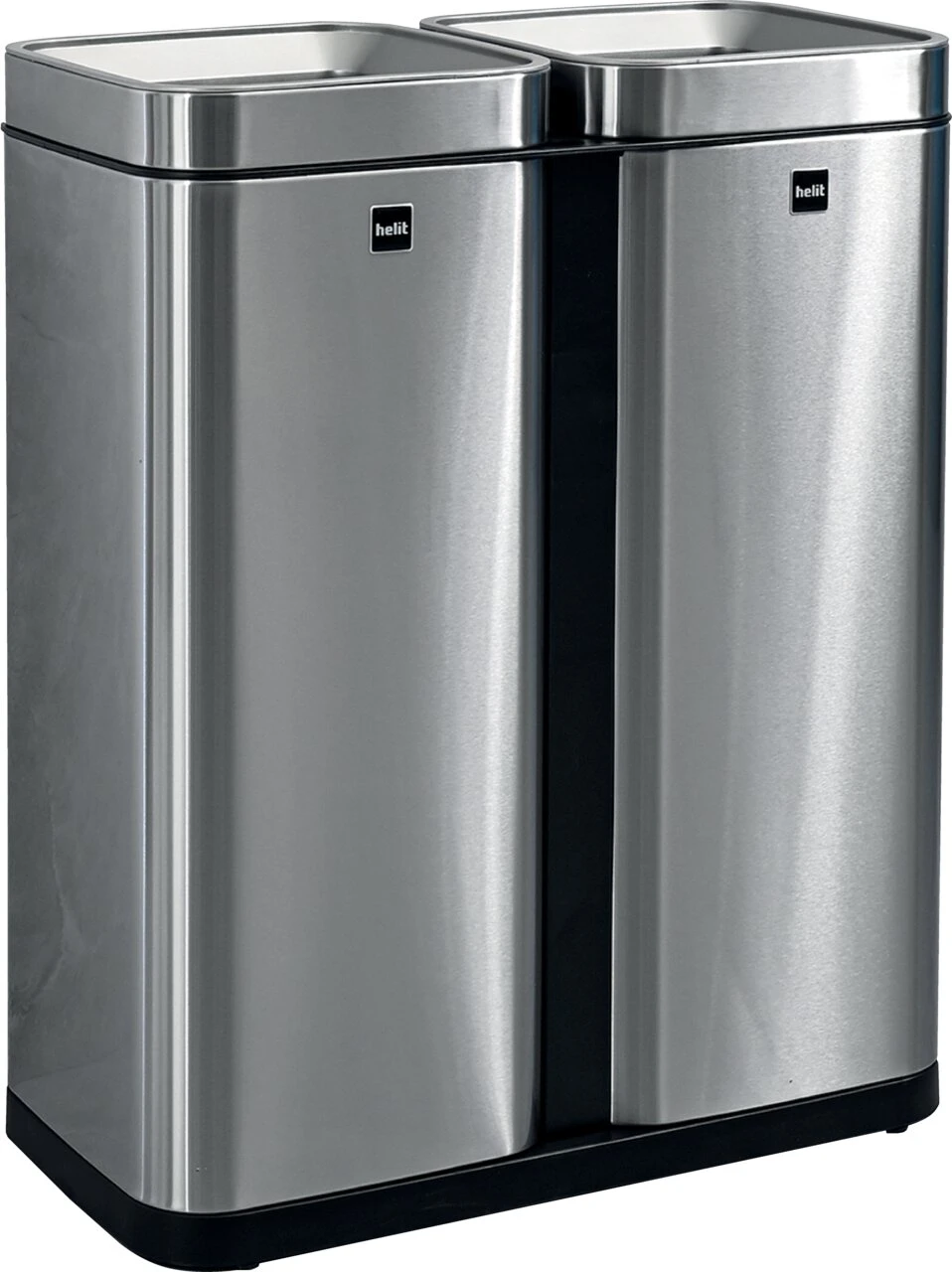 helit Abfalltrenner "the twin bin", 2 x 30 Liter, Edelstahl (EAN: 4012086873979)