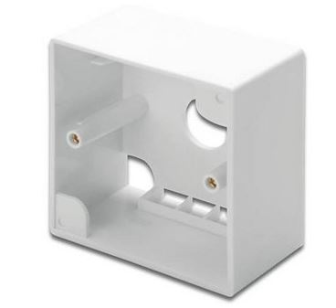 DIGITUS Aufputzrahmen für Keystone Module, reinweiß RAL9010 (EAN: 4016032259367)