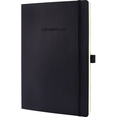 sigel Notizbuch Conceptum, DIN A4, kariert, schwarz (EAN: 4004360836855)