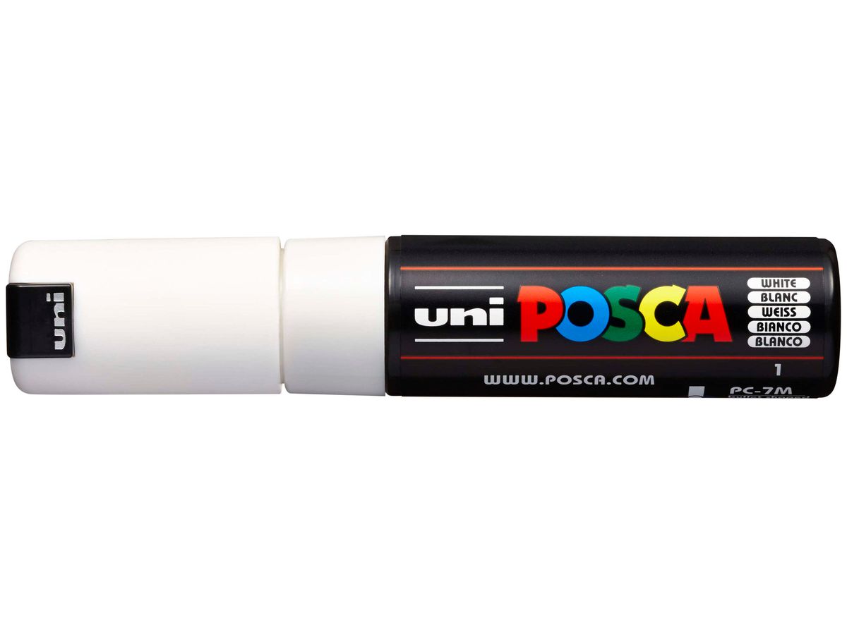 POSCA Pigmentmarker PC-7M, weiß (EAN: 4902778228258)